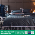 OEM design/Sheraton hotel linen/king size bedding set plain dyed